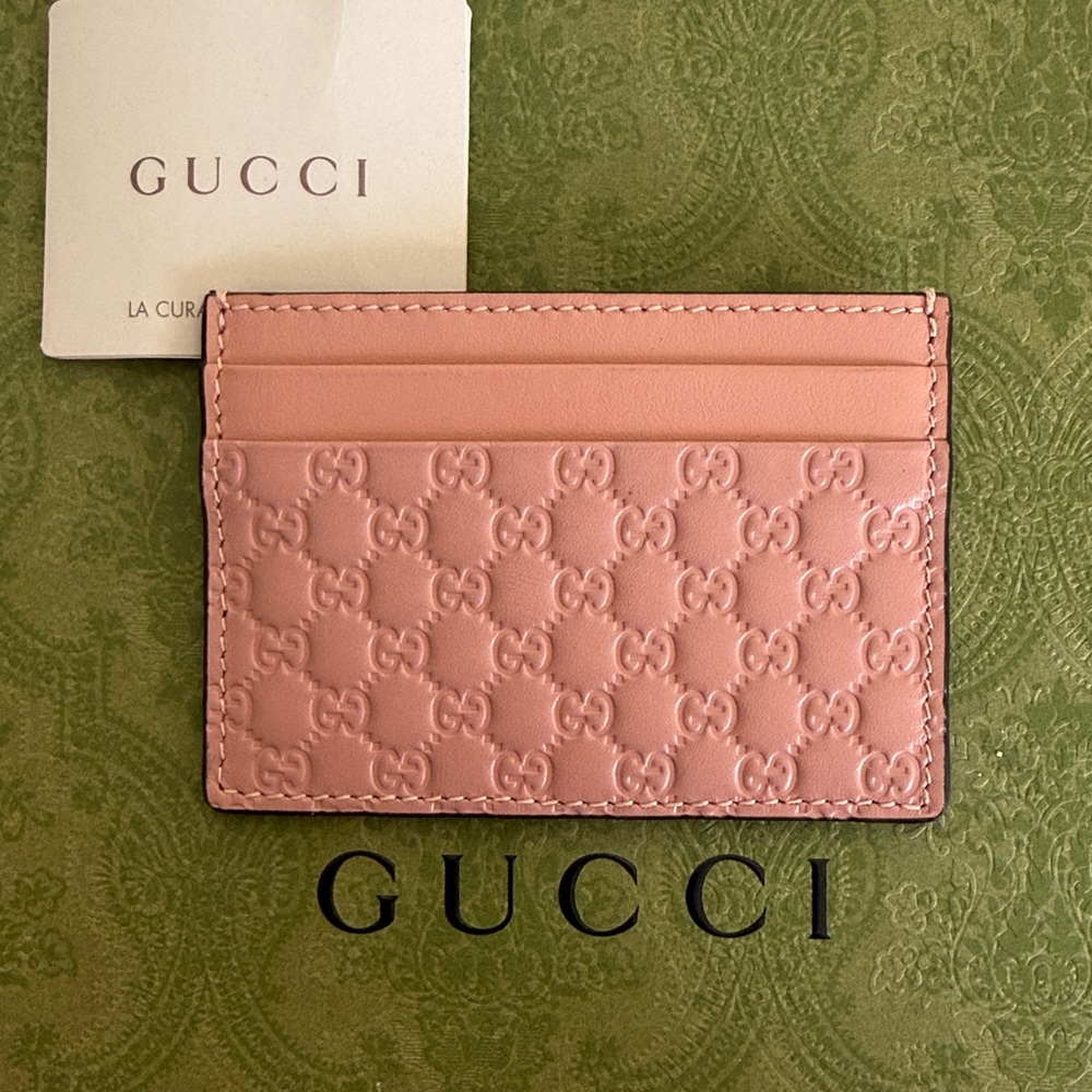 Gucci Microguccissima Card Holder, NWOT - Picture 3 of 10